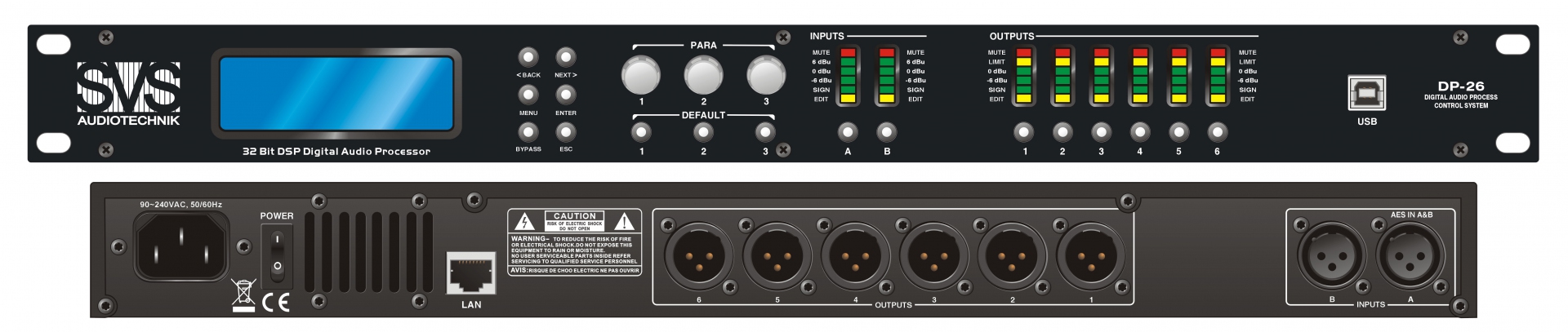 SVS Audiotechnik DP-26 Цифровой процессор: 2 входа 6 выходов в Гурьевске