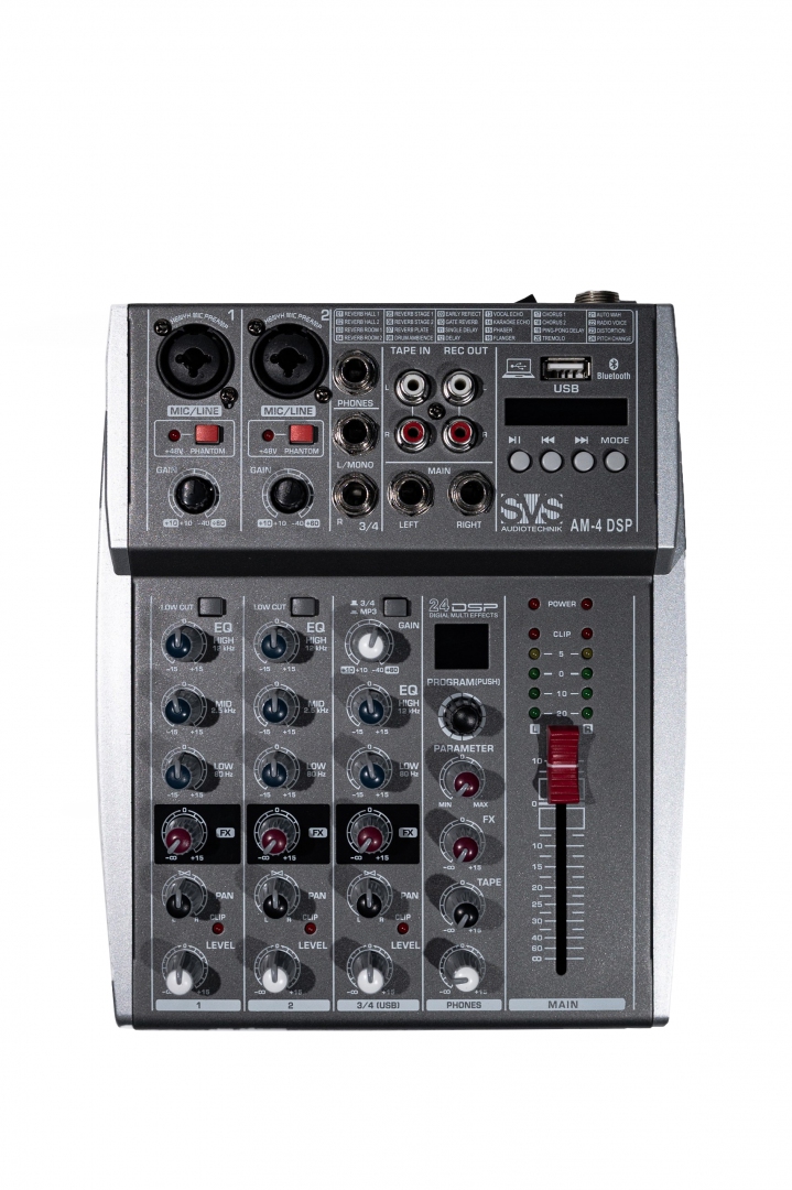 SVS Audiotechnik mixers AM-4 DSP Аналоговый микшерный пульт, 4-канала в Гурьевске